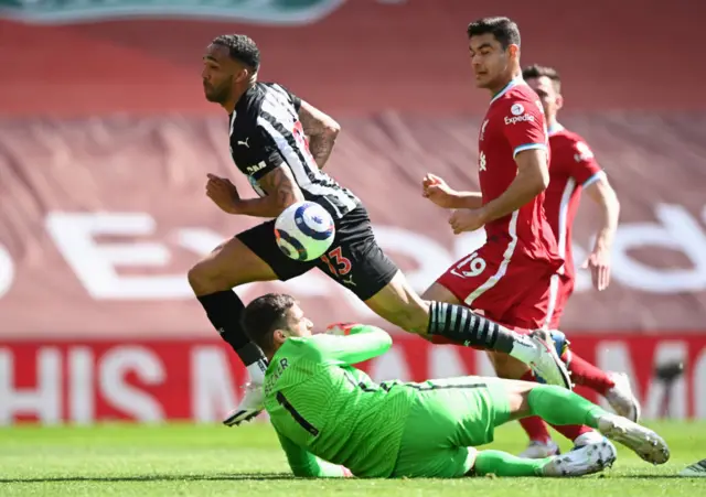 Callum Wilson, Newcastle United, Liverpool