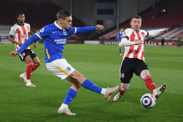 Leandro Trossard, Brighton, Sheffield United