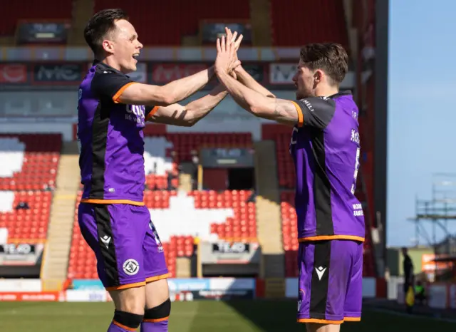 Lawrence Shankland and Marc McNulty