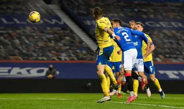 James Tavernier scores for Rangers