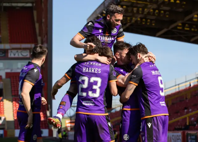 Dundee United celebrate