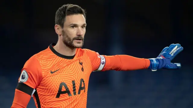 Spurs goalkeeper Hugo Lloris