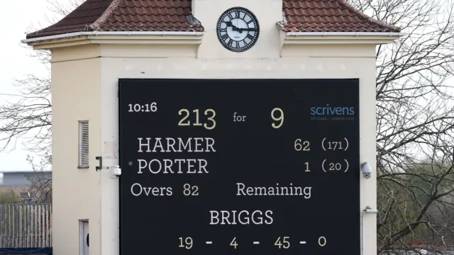 Edgbaston scoreboard