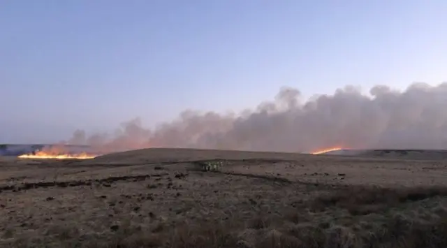 Fire on Marsden Moor