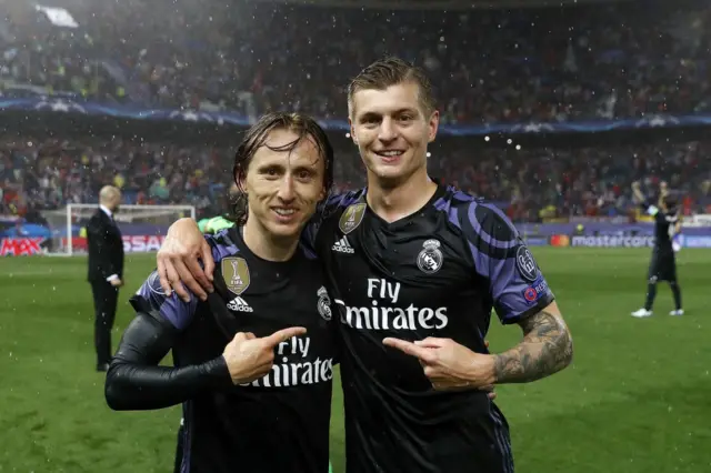 Luka Modric and Toni Kroos