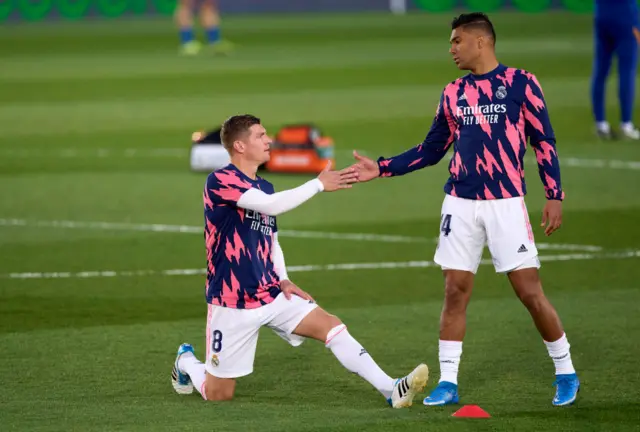 Toni Kroos and Casemiro