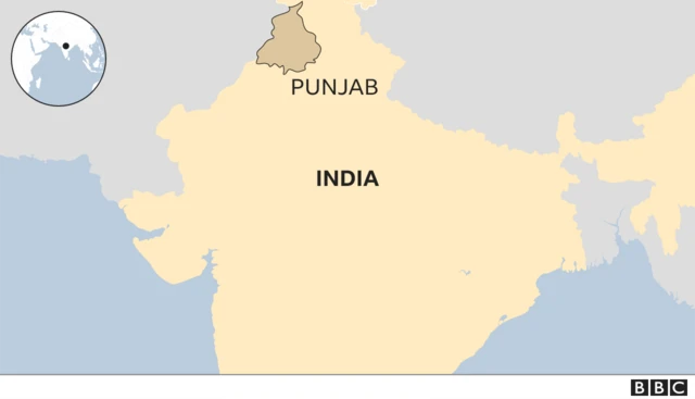 A map of India