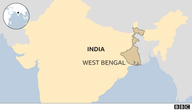 Map of West Bengal