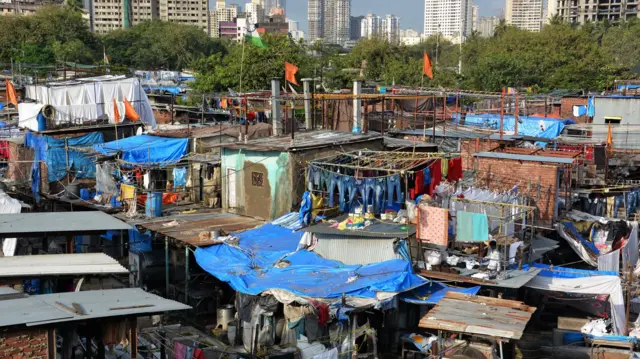 Mumbai slum area