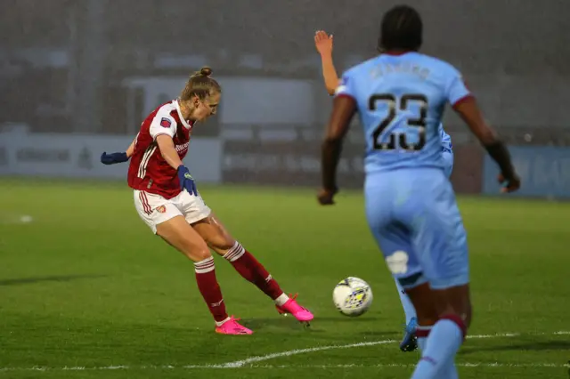 Vivianne Miedema scores for Arsenal