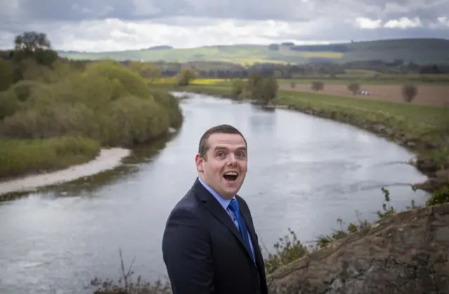 Douglas Ross in Coldstream