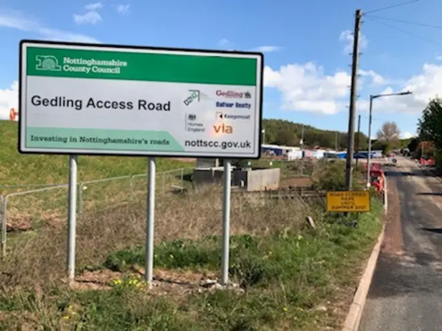 Gedling access road