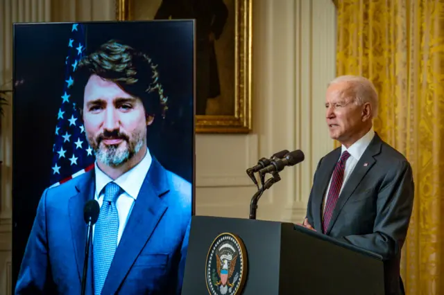 Biden-Trudeau virtual meeting