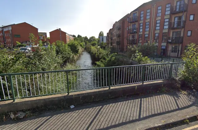 River Leen, just off New Road in Radford