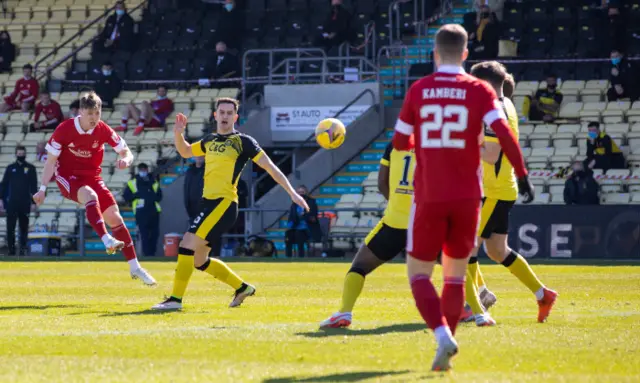 Aberdeen's Ethan Ross shoots