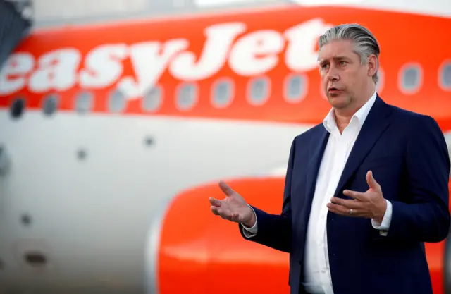 EasyJet chief executive Johan Lundgren