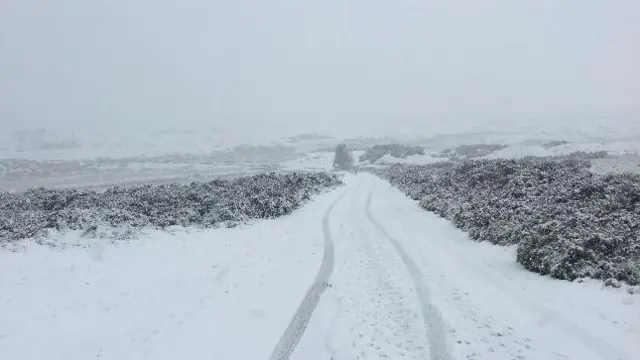 Clee Hill snow