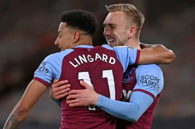 Jarrod Bowen scores for West Ham