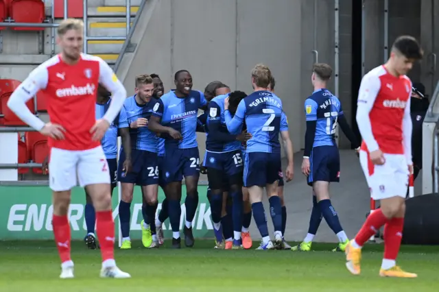 Wycombe celebrate