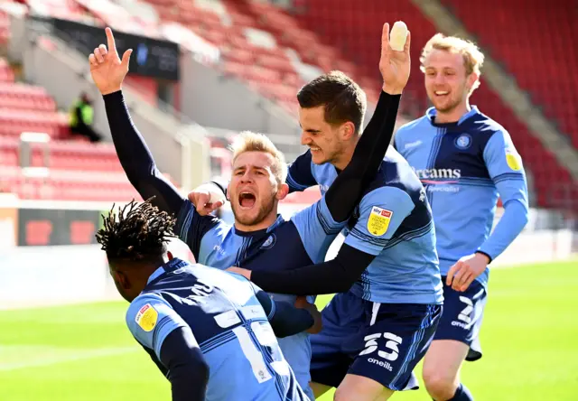 Wycombe celebrate