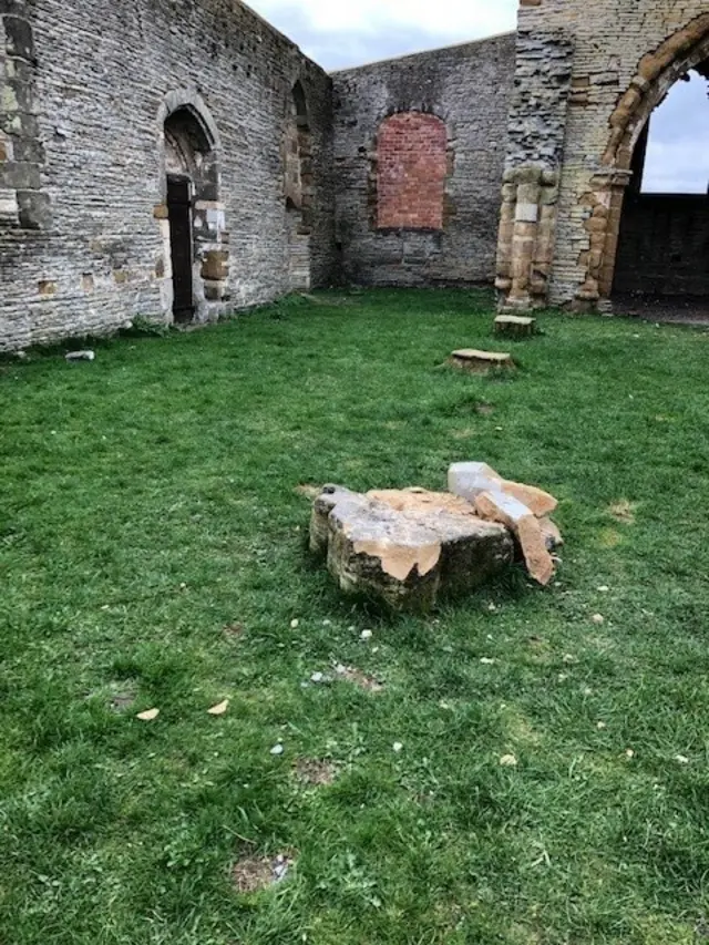 Damage to church