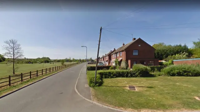 Google image of Laburnum Avenue in Cannock