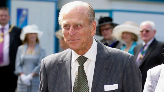 Prince Philip in Scarborough 2010