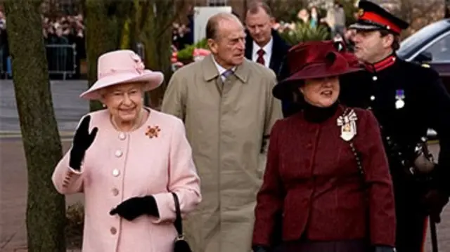 Royal visit in 2008