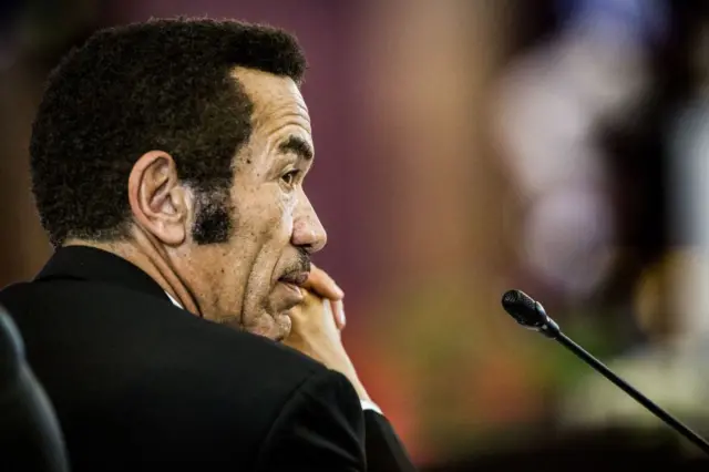 Former president of Botswana, Ian Khama