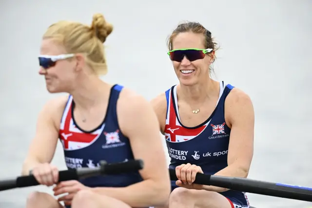 Helen Glover and Polly Swann