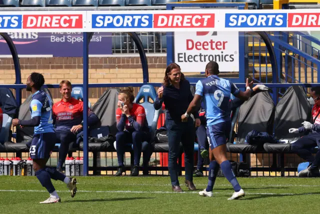 Wycombe celebrate