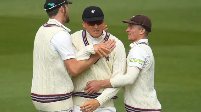 Somerset celebrate