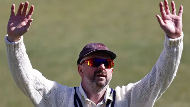 Darren Stevens celebrates