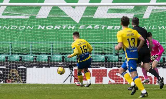 Glenn Middleton's first St Johnstone goal has the visitors in front