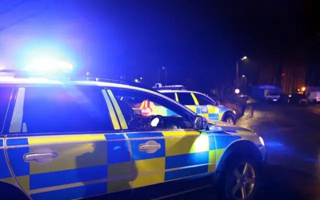 Police at cruise meeting in Hucknall