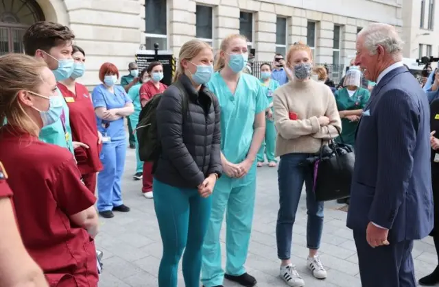 Charles at St Bartholomew's Hospital