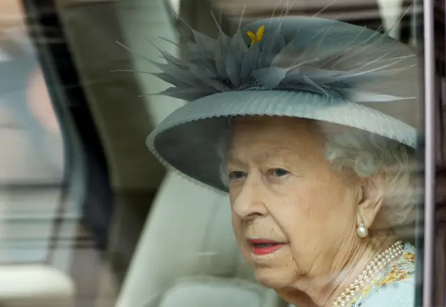 The Queen arrives for the State Opening of Parliament