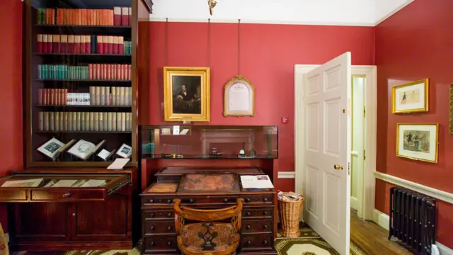 Charles Dickens' study