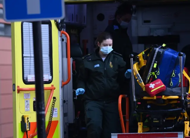 NHS worker at an Accident and Emergency department