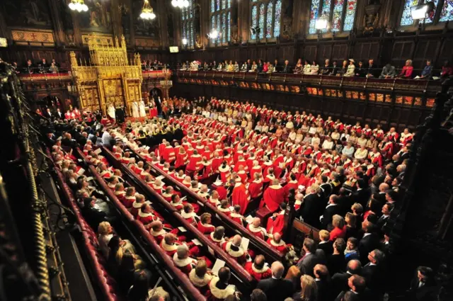 Past Queen's Speeh in the House of Lords