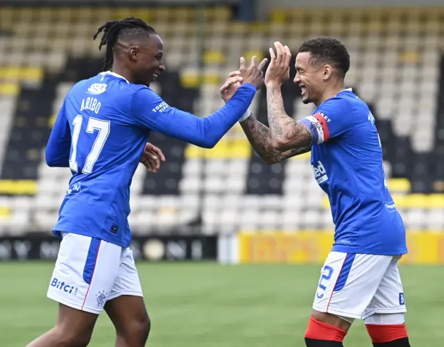 Joe Aribo and James Tavernier