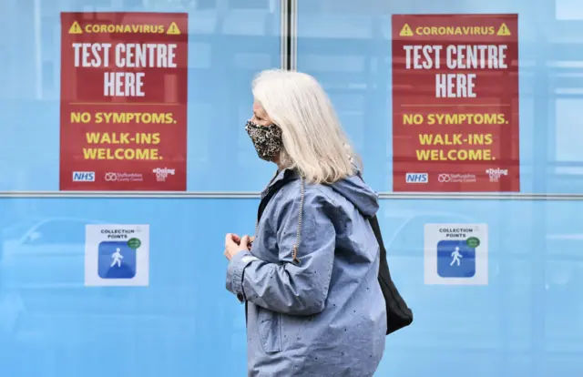 Coronavirus test centre