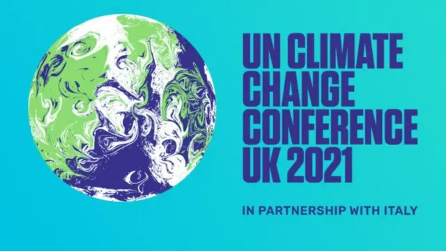 The official poster for the rescheduled COP26 summit