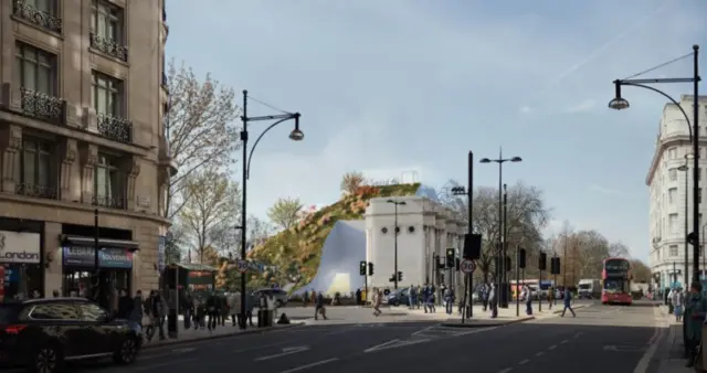 Marble arch mound