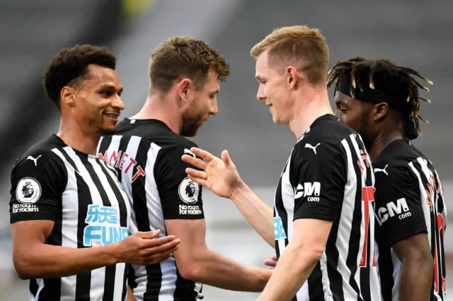 Newcastle celebrate