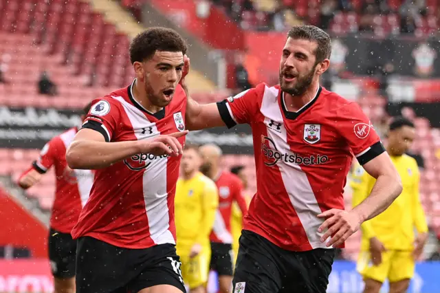 Southampton celebrate