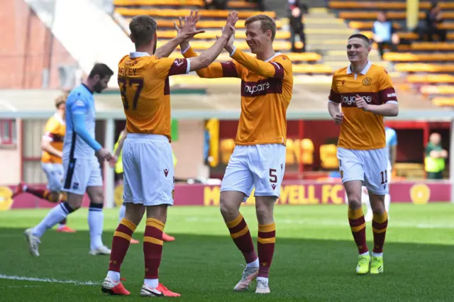 Sam Foley scored an early goal for Motherwell