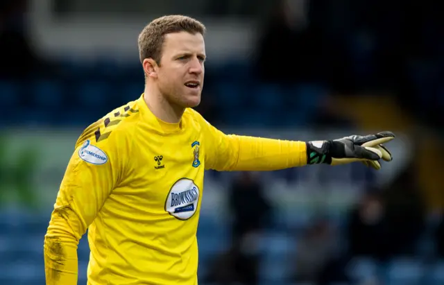 Colin Doyle is back in between the sticks for Kilmarnock