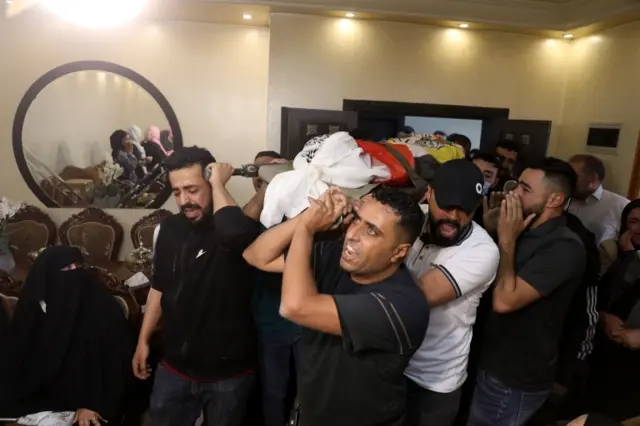 Funeral of Muhammad Yunus Freijat in Hebron