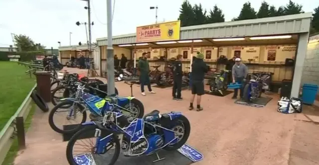 Speedway bikes in Wolverhampton